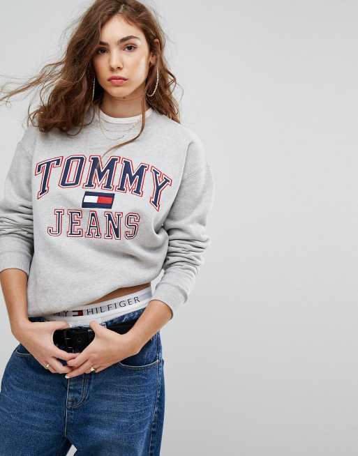 Asos tommy jeans outlet sweatshirt