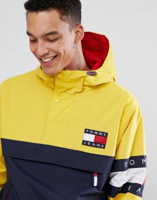 tommy jeans 90s capsule colourblock sweatshirt