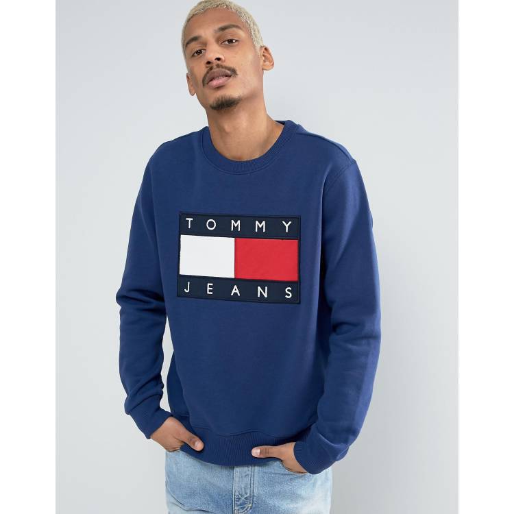 Tommy jeans 90s clearance crew sweatshirt