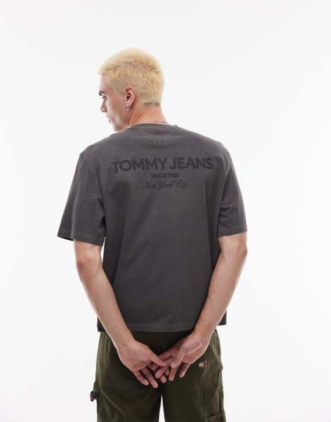 Tommy Jeans 90s oversized t-shirt in washed black - view 1