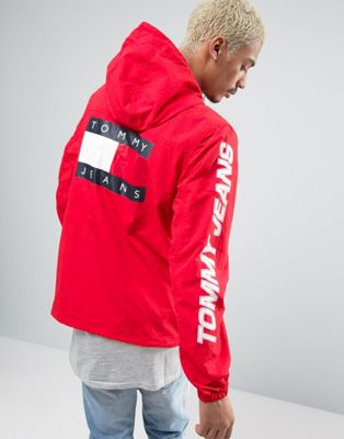tommy jeans jacket red