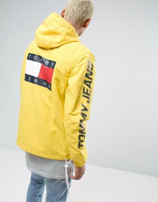 tommy jeans yellow coat