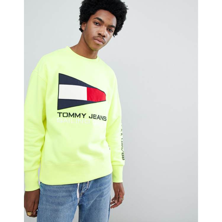 Tommy jeans store neon yellow