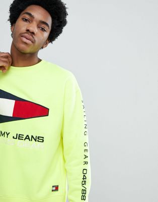 tommy jeans neon yellow