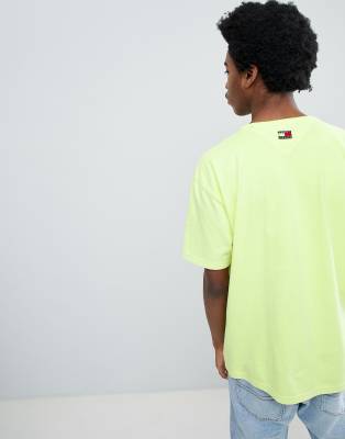 tommy jeans t shirt yellow