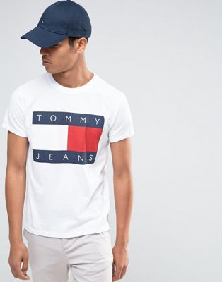 Tommy Jeans 90s T-Shirt in White | ASOS