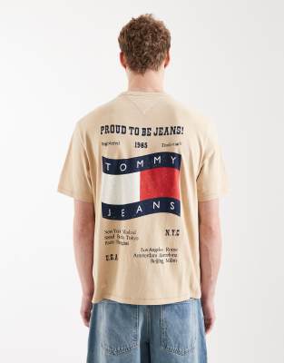 Tommy Jeans 90s Wavy Flag Logo T-shirt In Multi