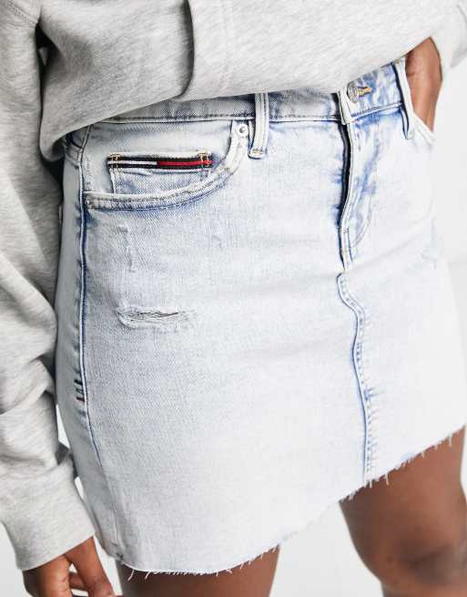 Tommy best sale jean skirt