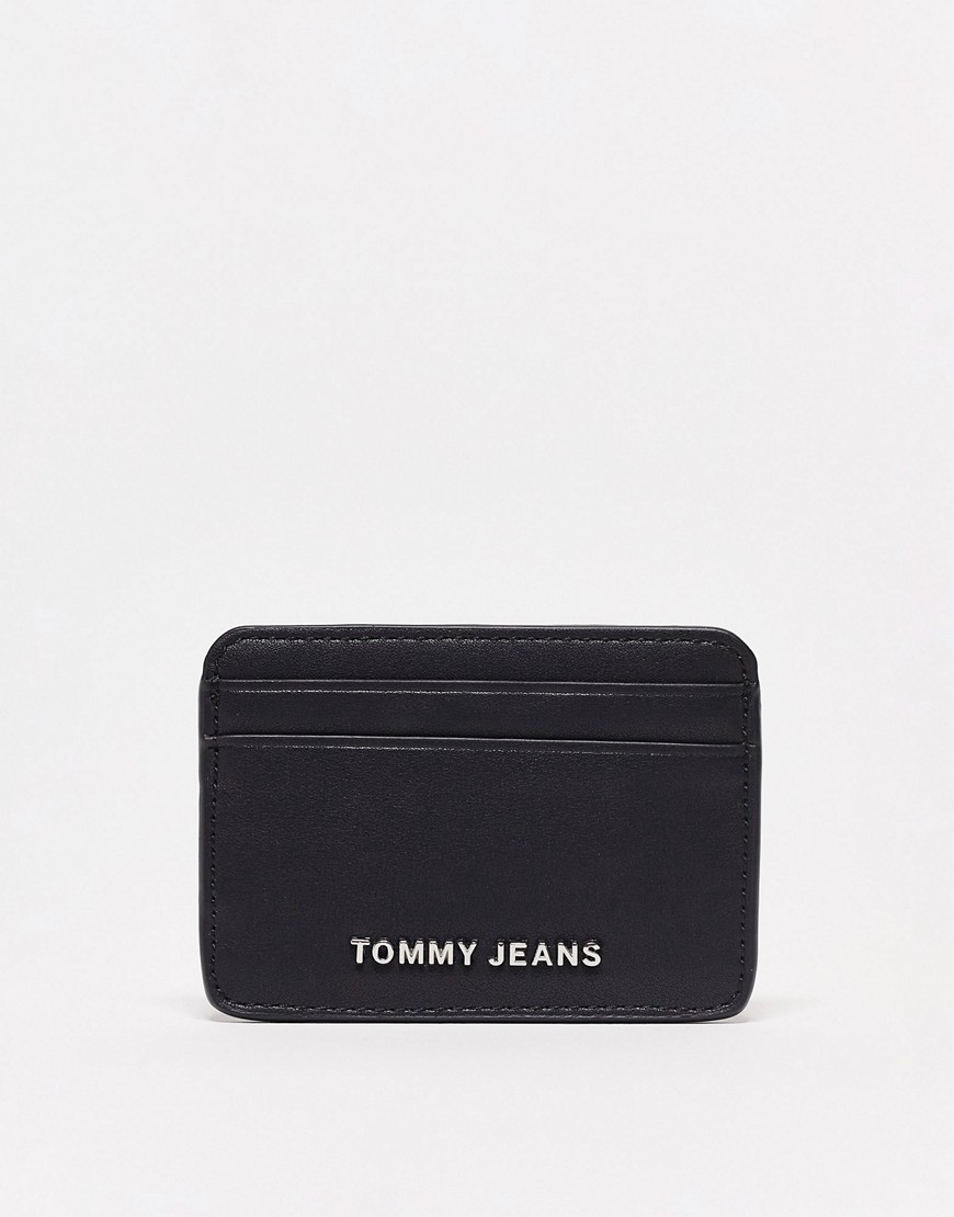 Tommy Jeans academia card holder in black