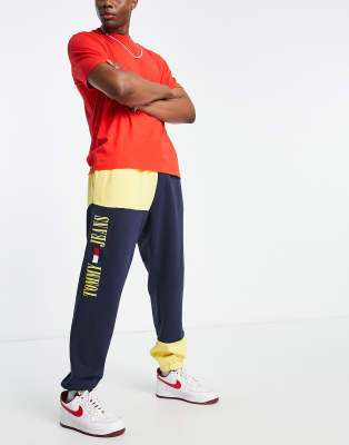 tommy hilfiger colour block track pants