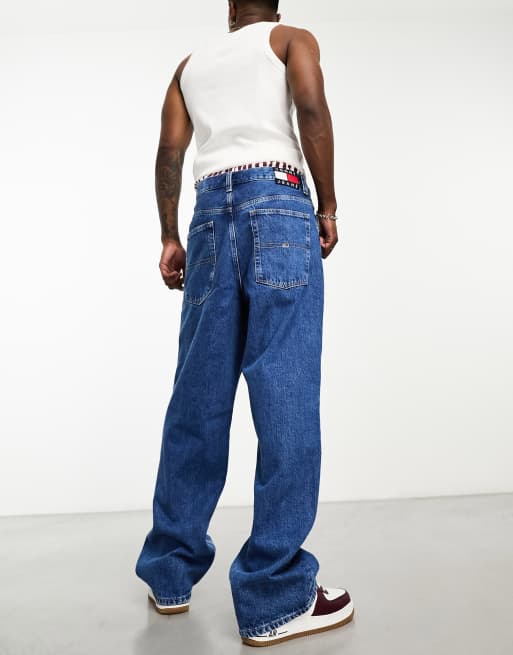 Tommy Jeans – Aiden – Baggy-Jeans in mittlerer Waschung