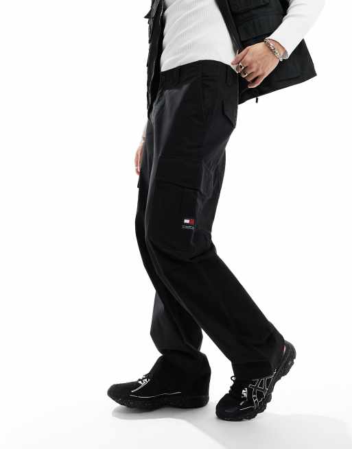 Tommy Jeans Aiden cargo pants in black