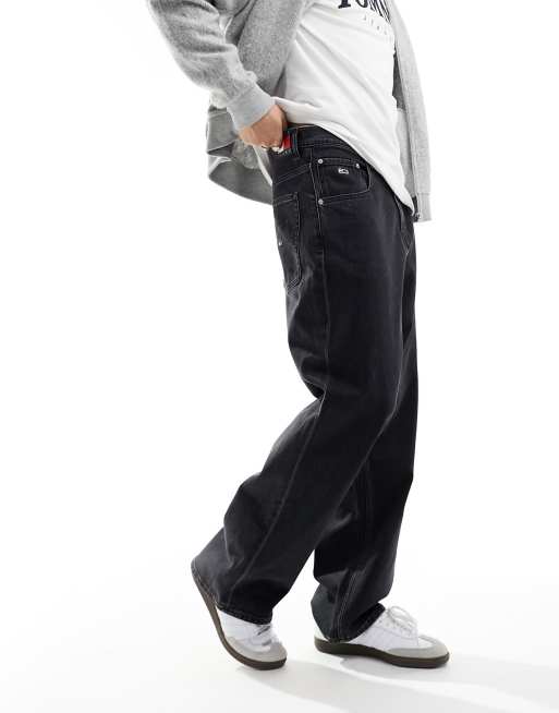 Tommy Jeans - Aiden - Posede jeans i sort