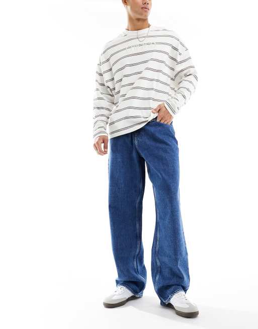 Tommy Jeans – Aiden – Pösiga jeans i mellanljus tvätt, 4 av 5