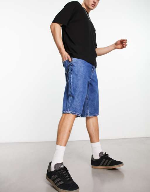 Tommy Jeans – Aiden – Pösiga jeansshorts i mellanljus tvätt, 4 av 4