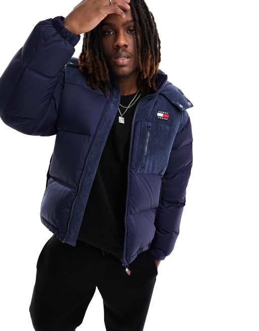 Tommy jeans cord clearance padded jacket