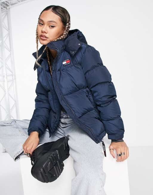 Tommy Jeans Alaska Doudoune rembourr e capuche Bleu marine