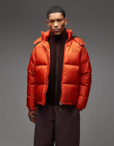Tommy Jeans - Alaska - Gewatteerd donsjack in oranje - view 1