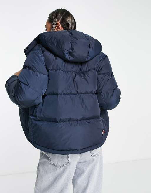 Tommy jeans oversized store hooded puffer jacket