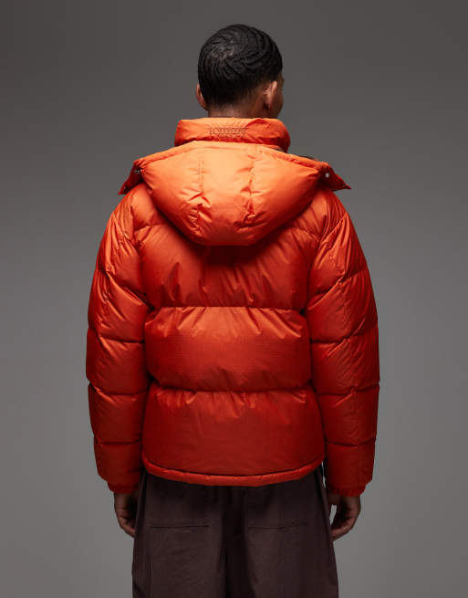 Tommy Jeans – Alaska – Orange pufferjacka med dun, 3 av 5