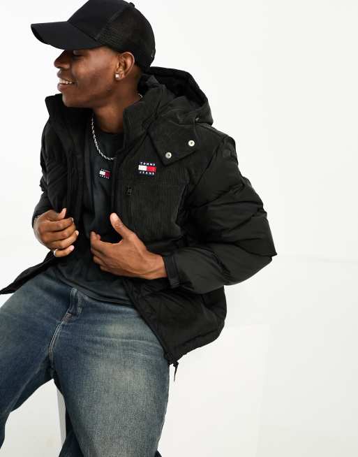 Tommy jeans best sale puffer jacket black