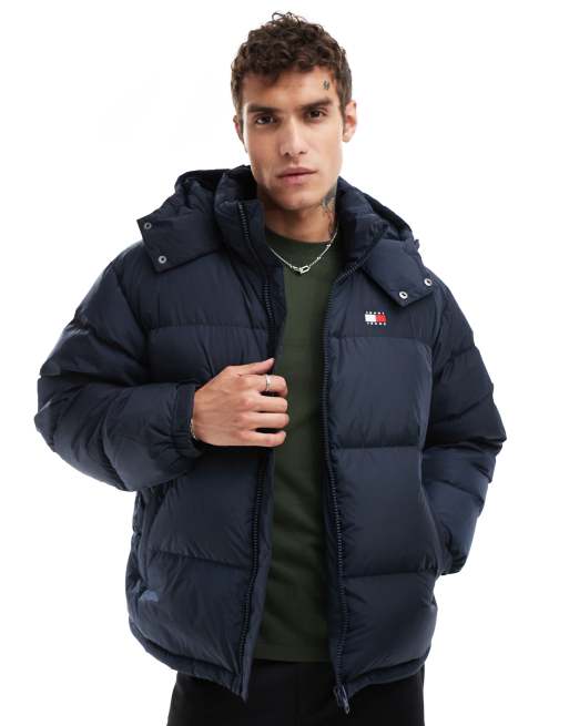Tommy Jeans – Alaska – Wasserabweisende Steppjacke in Königsblau mit Daunenfüllung 