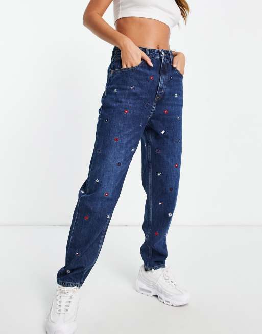 Tommy Jeans all over mom jeans in |