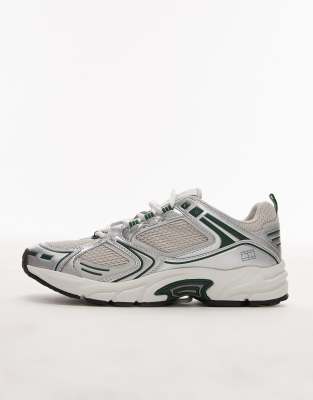 Tommy Jeans Archive 97 Metallic Sneakers In Green
