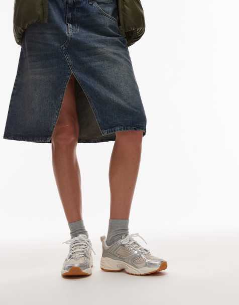 Tommy Jeans Archive 97 retro sneakers in off white and silver with gum sole - view 1