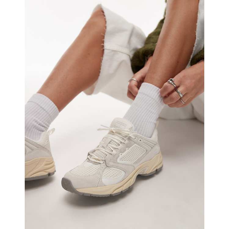 Tommy Jeans Archive 97 retro sneakers in white and cream ASOS