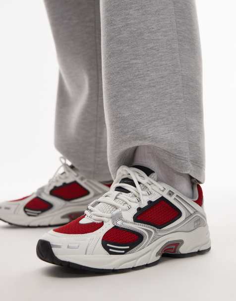 Tommy Jeans Archive 97 trainers in red - view 1