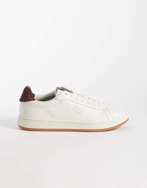 Tommy Jeans Archive '98 sneakers in pelle color crema