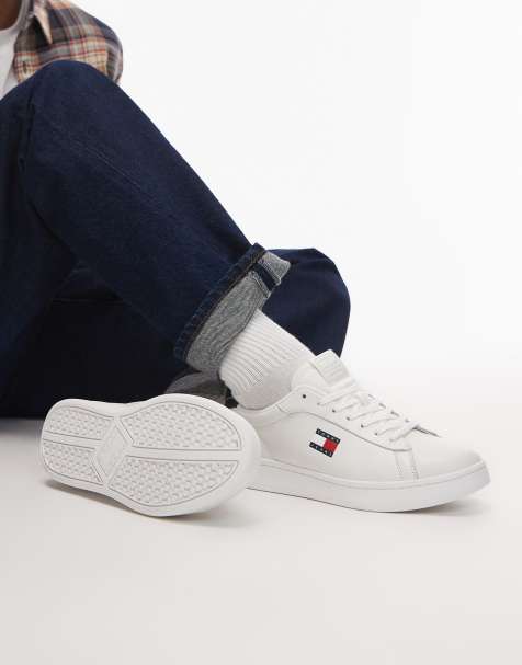Tommy Jeans Archive 98 trainers in white - view 1