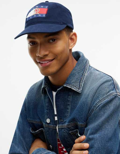 Tommy Jeans Archive Baseball-Cap aus gebürstetem Twill in Dunkelblau, 4 von 4