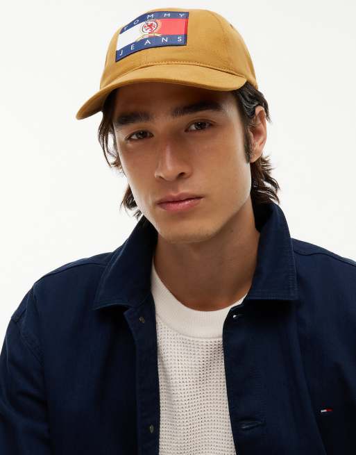 Tommy Jeans Archive-Basecap aus gebürstetem Twill in Moss Shadow, 4 von 4