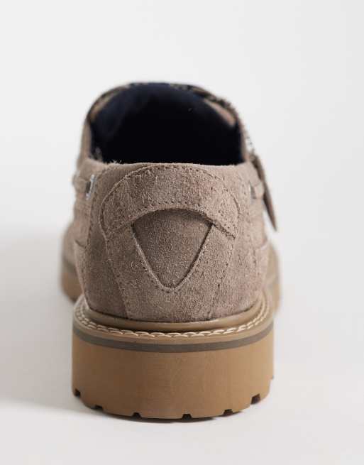 Tommy Jeans – Archive – Bootsschuhe aus echtem Wildleder in Beige, 4 von 4