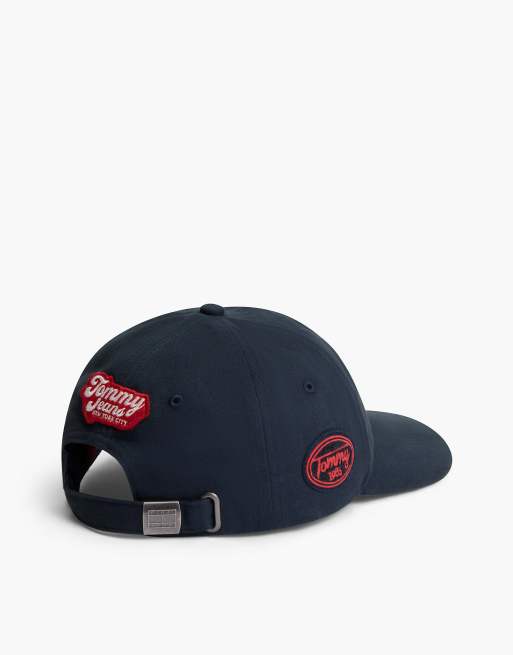 Tommy Jeans Archive casquette de baseball en sergé brossé bleu foncé, 2 de 4
