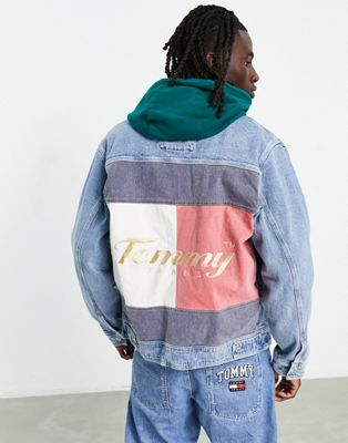 Tommy Jeans archive denim jacket in blue ASOS