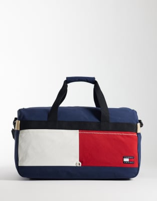 Tommy Jeans Archive Duffle Bag In Blue