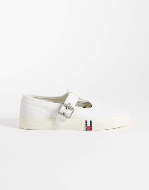 Tommy Jeans – Archive – Mary-Jane-Schuhe in Weiß - view 1