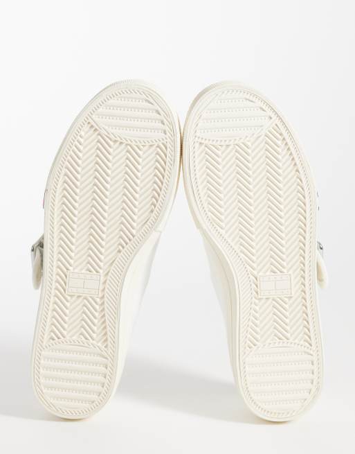 Tommy Jeans archive Mary Jane shoes in white, 4 of 5