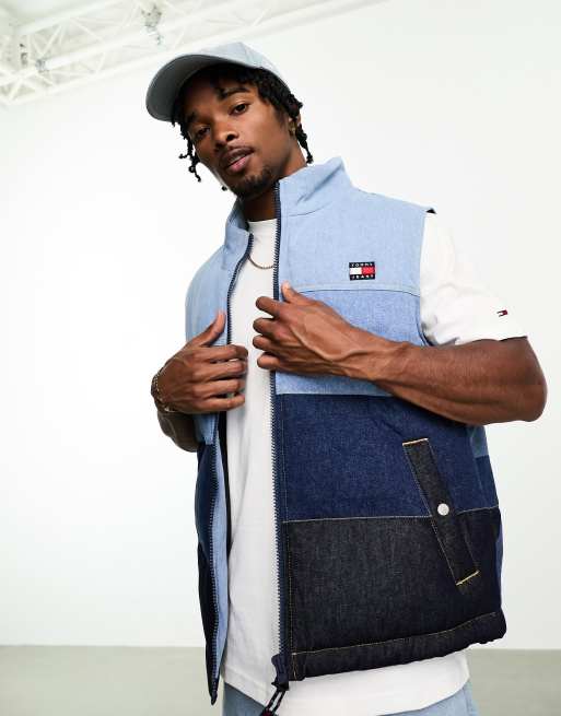 Jean puffer outlet vest