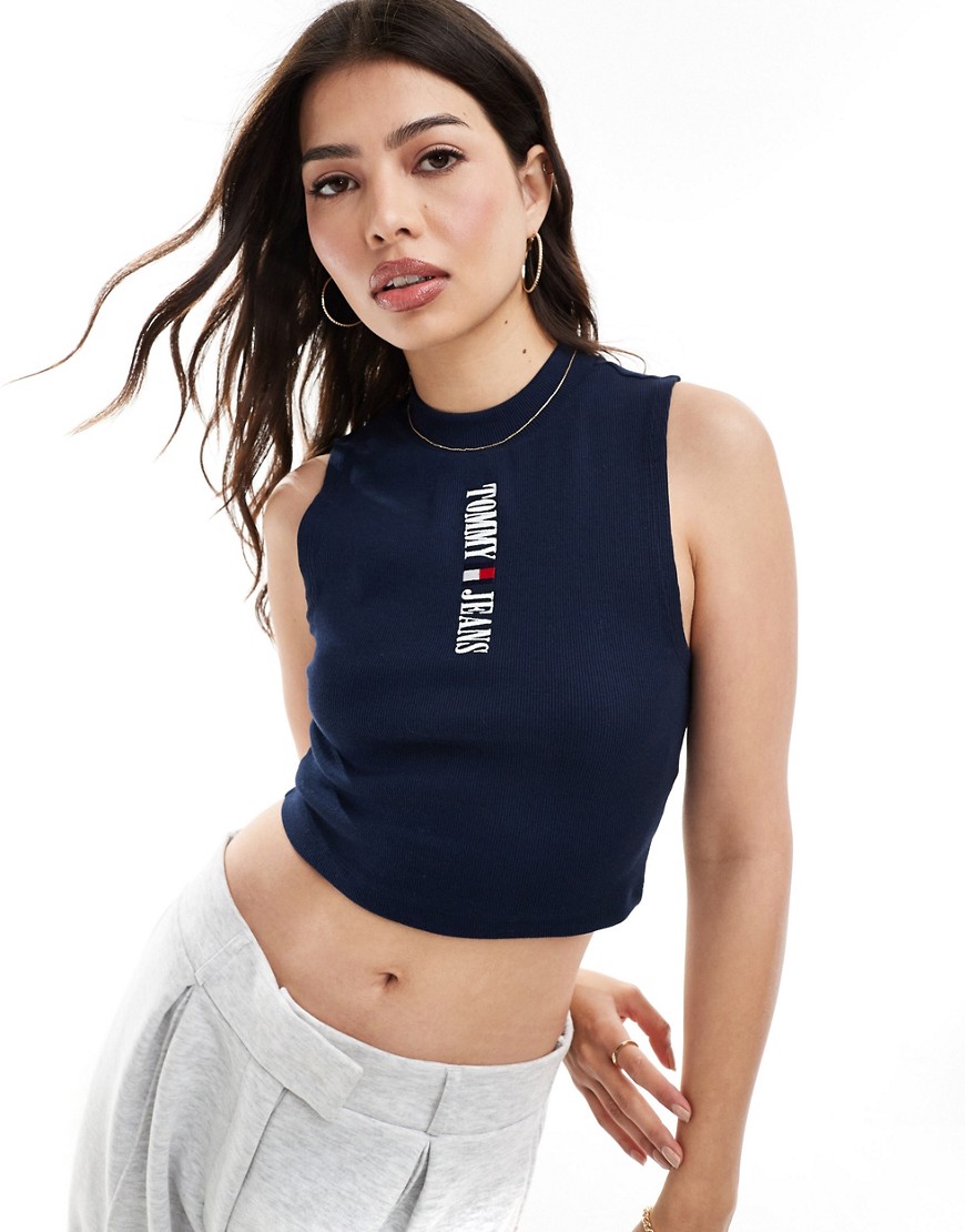 Tommy Jeans archive tank top in navy
