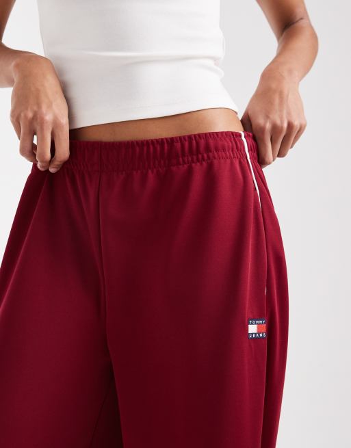 Tommy Jeans archive trackpants in red, 5 of 5