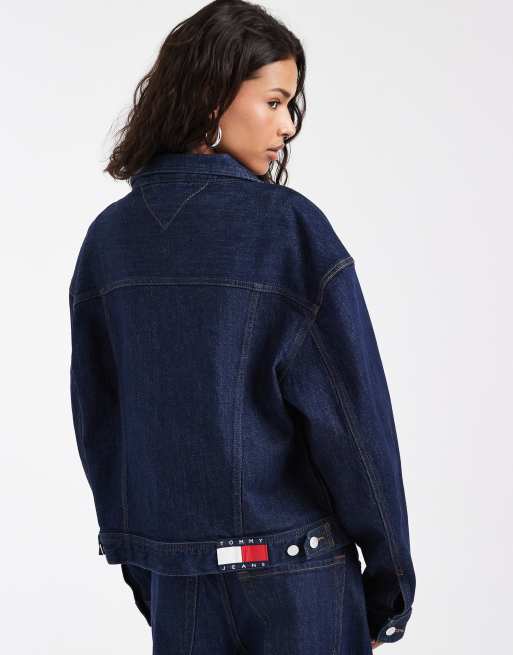 Tommy Jeans - Archive - Veste camionneur en jean - Délavage foncé, 4 de 4