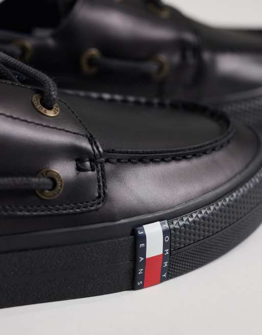 Tommy Jeans - Archive vulc y2k - Scarpe da barca nere, 4 di 4