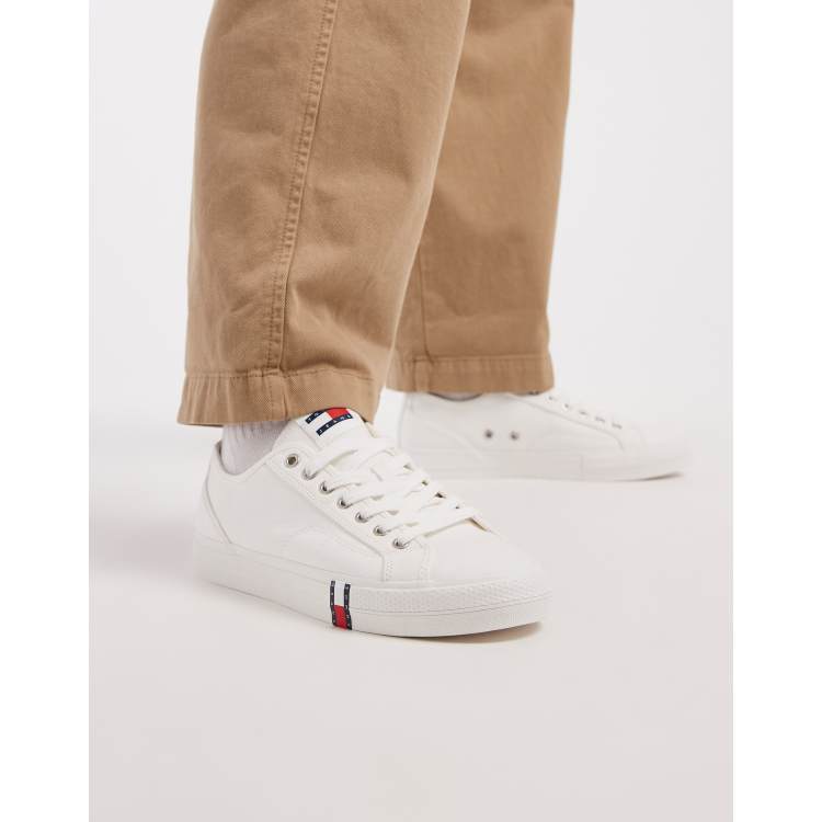 Tommy Jeans archive vulc y2k sneakers with logo in white | ASOS