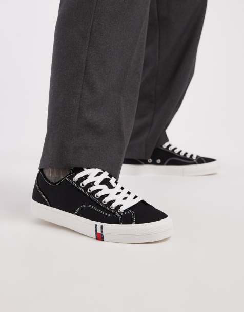 Tommy Jeans archive vulc y2k trainers with logo in black - view 1