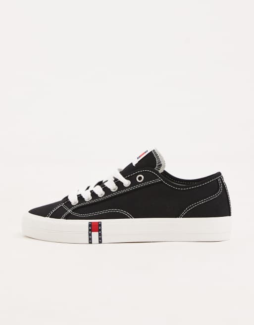 Tommy Jeans - Archive Y2K - Sorte sneakers i kanvas, 2 af 5