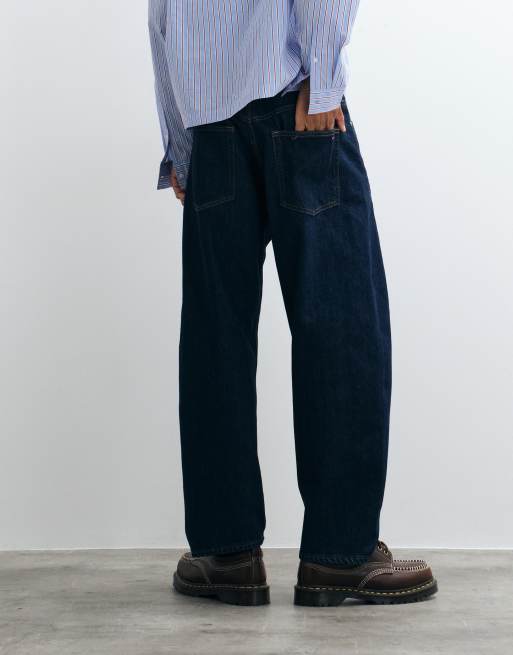 Tommy Jeans Ashton Barrel-Fit-Jeans in dunklem Blau, 4 von 5